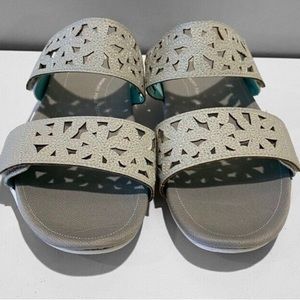 New🆕 JBU slip on sandals hook and loop adjustable both straps never worn